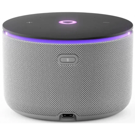 Умная колонка Яндекс Станция Мини 3 Про с Алисой, Zigbee, серый, YNDX-00059GRY, фото , изображение 3