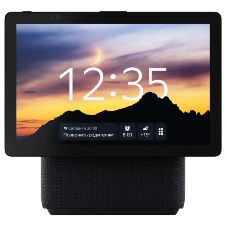 Умная колонка Яндекс Станция Дуо Макс, Zigbee, с дисплеем, 60Вт, с голосовым ассистентом Алиса на YaGPT, черный (YNDX-00055BLK), фото , изображение 2