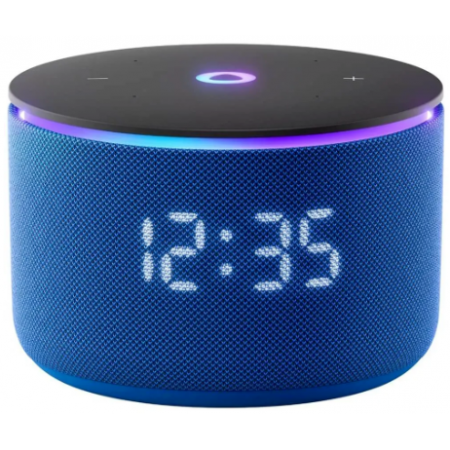 Умная колонка Яндекс Станция Мини 3 Про с Алисой, Zigbee, синий, YNDX-00059BLU, фото 