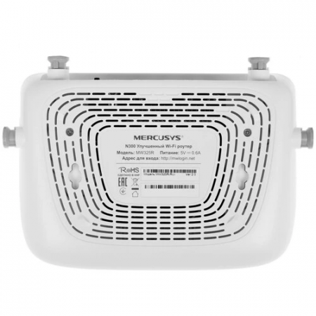 Router+WiFi: Mercusys MW325R N300 10/100BASE-TX белый, фото , изображение 5