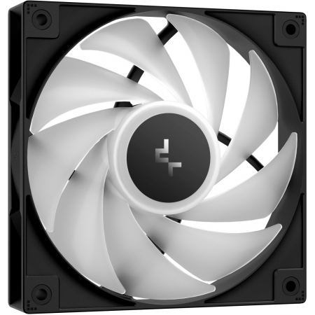 Кулер для процессора DEEPCOOL AG400 BK ARGB V2 черный 120мм алюминий+медь 2100rpm 31.6db 4-pin 220W 154мм, фото , изображение 8