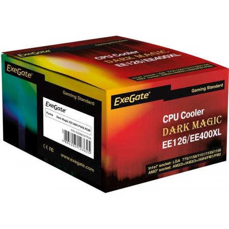 Кулер Exegate Dark Magic EE126R-PWM.RGB, фото , изображение 7