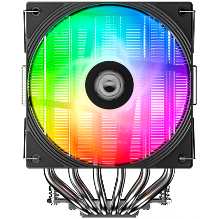 Кулер для процессора ID-Cooling FROZN A620 PRO SE ARGB LGA1700/1200/115X/AM5/AM4 (8шт/кор, TDP 260W, PWM, черный, 6 тепл.трубок + медная база, DUAL ARGB FAN 120mm) RET, фото , изображение 4