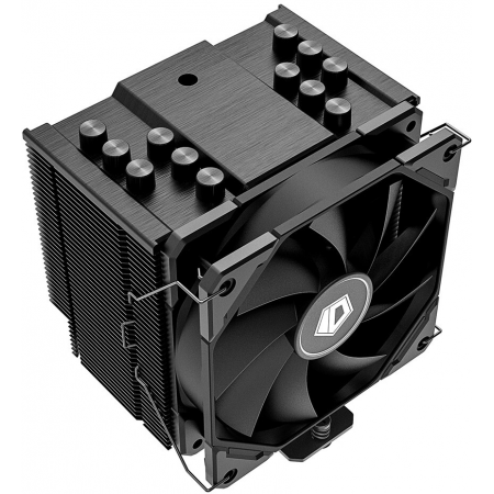 Кулер ID-COOLING SE-226-XT BLACK LGA1700/1200/115X/AM4 (8шт/кор, TDP 250W, PWM, 6 тепл.трубкок  + медная база, FAN 120mm, черный) RET, фото , изображение 4