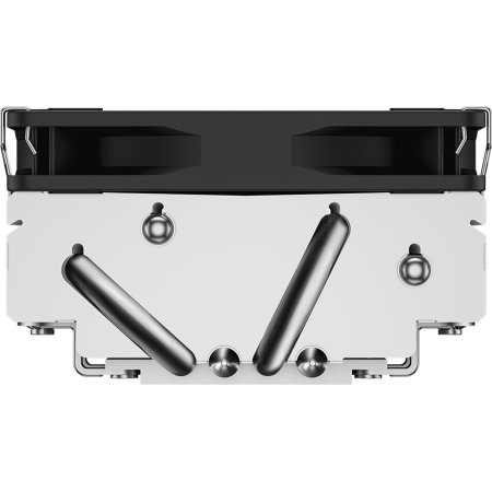 Кулер для процессора PCCooler RC400-53 (125W, 4-pin PWM, 53.5mm, Al/Cu, 4x6mm, 1x92mm, 43CFM, 31.2dBA, 2700RPM, S: 1851/1700/1200/20XX/115X, AM5/AM4, silver, black), фото , изображение 5