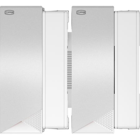 Кулер для процессора PCCooler RZ620 WH (260W, 4-pin PWM, 158mm, Al/Cu, 6x6mm, 2x120mm, 86.73CFM, 32dBA, 1800RPM, S: 1851/1700/1200/115X, AM5/AM4, white), фото , изображение 5