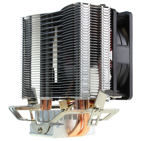 вентилятор CROWN Кулер для процессора CM-92 (Для Intel и AMD, TDP до 95 Ватт, 2шт. медных теплопроводных трубок , Гидродинамическии? подшипник, Размер: 117*79*113 мм), фото , изображение 4