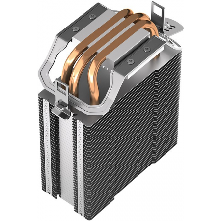 Кулер DEEPCOOL AG300 LED LGA1700/1200/115X/AM5/AM4 (36шт/кор, TDP 150Вт, PWM, Multi-Color LED Lighting, Fan 92mm, 3 тепл. Трубки прямого контакта) RET, фото , изображение 4