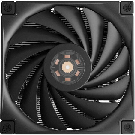 Устройство охлаждения(кулер) Deepcool AN400 Soc-AM5/AM4/1151/1200/1700 черный 4-pin 23.2dB Al 150W 431.4gr Ret (R-AN400-BKNNMN-G), фото , изображение 4