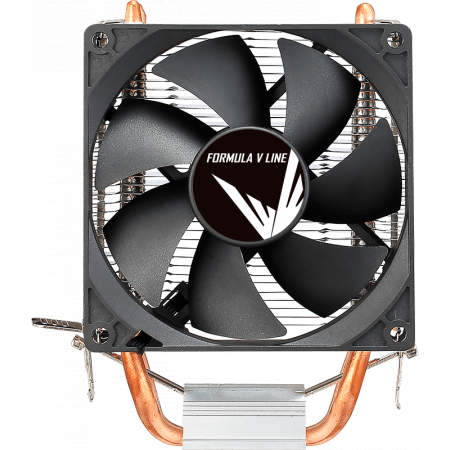 Устройство охлаждения (кулер) Aerocool Formula Ice Boid 2PSDB черный 90мм алюминий+медь 2100rpm 34db 4-pin 90W 135мм, фото , изображение 3