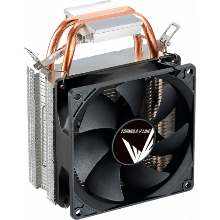 Устройство охлаждения (кулер) Aerocool Formula Ice Boid 2PSDB черный 90мм алюминий+медь 2100rpm 34db 4-pin 90W 135мм, фото , изображение 5