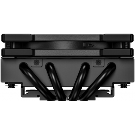 Кулер для процессора ID-COOLING IS-40-XT BLACK LGA1700/1200/115X/AM5/AM4 низкопрофильный высота 47mm (24шт/кор, TDP 100W, PWM, 4 тепл.трубки прямого контакта, FAN 92mm, черный) BOX, фото , изображение 2