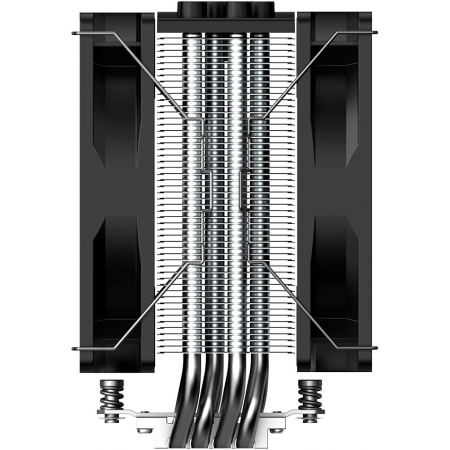 Кулер для процессора ID-COOLING SE-214-XT PLUS LGA1700/1200/115X/AM5/AM4 (16шт/кор, TDP 200W, PWM, 4 тепл.трубки прямого контакта, 2 x FAN 120mm) RET, фото , изображение 4