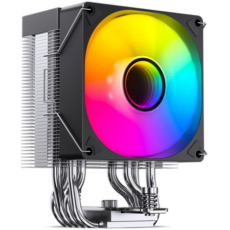 Кулер для процессора/ CPU Cooler JONSBO CR-1400 V2 ARGB (180W, 4-pin PWM, 133mm, Al/Cu, 4x6mm, ARGB, 1x92mm, 38.2CFM, 33.8dBA, 2200RPM, S: 1700/1200/115X, AM4/AM5 Black), фото , изображение 2