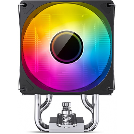 Кулер для процессора/ CPU Cooler JONSBO CR-1400 V2 ARGB (180W, 4-pin PWM, 133mm, Al/Cu, 4x6mm, ARGB, 1x92mm, 38.2CFM, 33.8dBA, 2200RPM, S: 1700/1200/115X, AM4/AM5 Black), фото , изображение 3