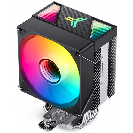 Кулер для процессора/ CPU Cooler JONSBO CR-1400 V2 ARGB (180W, 4-pin PWM, 133mm, Al/Cu, 4x6mm, ARGB, 1x92mm, 38.2CFM, 33.8dBA, 2200RPM, S: 1700/1200/115X, AM4/AM5 Black), фото , изображение 4