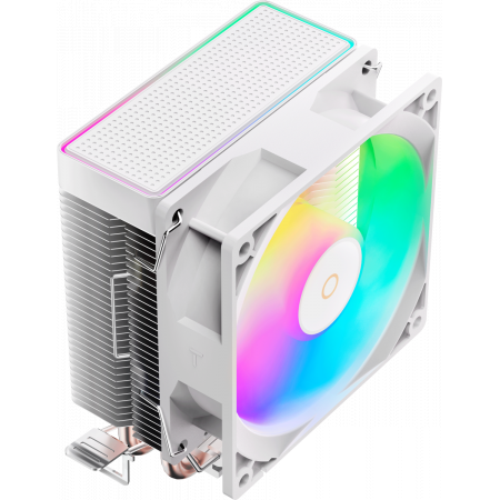 Кулер для процессора Ocypus Gamma A20 WH ARGB, 92mm FARGB FAN, Top FARGB Panel, 2 HEAT PIPES, 3-PIN, 1900 RPM, 21DBA, HYDRO BEARING, LGA115X/1200/1700/18XX, AM4/AM5, фото 