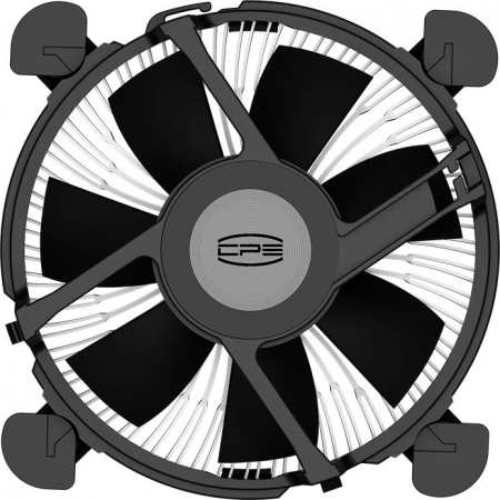 Кулер для процессора CPU Cooler PCCooler R94-V2 (65W, 4-pin PWM, 56mm, Al/Cu, -mm, 1x94mm, 34.44CFM, 27.3dBA, 2400RPM, S: 1700/1851, silver, black), фото , изображение 3