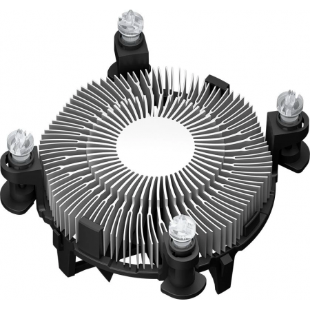Кулер для процессора CPU Cooler PCCooler R94-V2 (65W, 4-pin PWM, 56mm, Al/Cu, -mm, 1x94mm, 34.44CFM, 27.3dBA, 2400RPM, S: 1700/1851, silver, black), фото , изображение 5