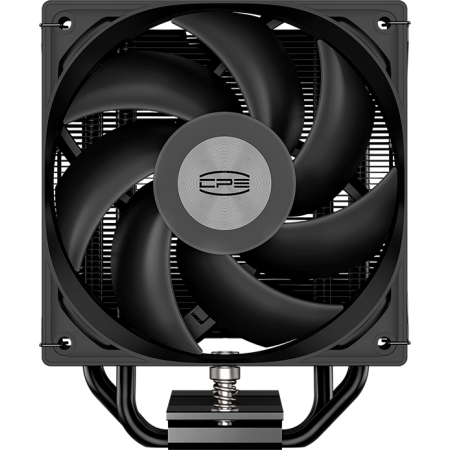 Кулер для процессора CPU Cooler PCCooler RT400 BK (235W, 4-pin PWM, 148mm, Al/Cu, 4x6mm, 1x120mm, 73.32CFM, 34.9dBA, 2200RPM, S: 115X/1200/1700/1851 , AMD AM4/AM5, black), фото , изображение 5