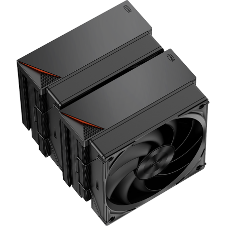 Кулер для процессора CPU Cooler PCCooler RZ620 (260W, 4-pin PWM, 157.5mm, Al/Cu, 6x6mm, 2x120mm, 86.73CFM, 32dBA, 2000RPM, S: 1851/1700/1200/115X, AM5/AM4, silver, black), фото , изображение 2