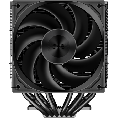 Кулер для процессора CPU Cooler PCCooler RZ620 (260W, 4-pin PWM, 157.5mm, Al/Cu, 6x6mm, 2x120mm, 86.73CFM, 32dBA, 2000RPM, S: 1851/1700/1200/115X, AM5/AM4, silver, black), фото , изображение 4