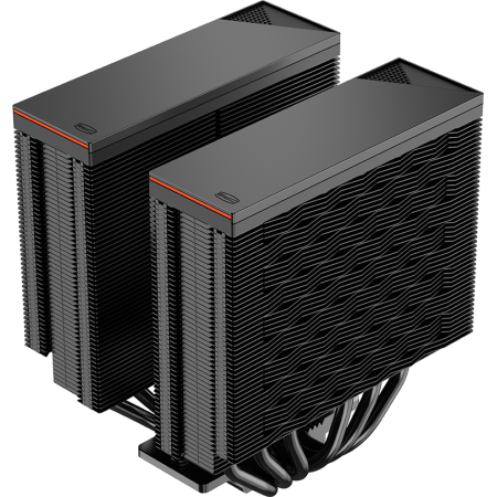 Кулер для процессора CPU Cooler PCCooler RZ620 (260W, 4-pin PWM, 157.5mm, Al/Cu, 6x6mm, 2x120mm, 86.73CFM, 32dBA, 2000RPM, S: 1851/1700/1200/115X, AM5/AM4, silver, black), фото , изображение 6