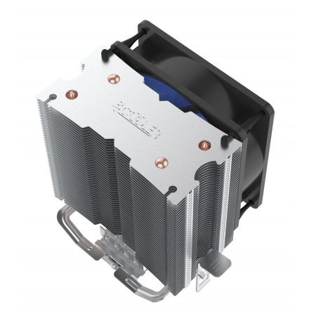 Кулер для процессора CPU Cooler PCCooler S93 V2 (100W, 3-pin, 125mm, Al/Cu, 2x6mm, 1x92mm, 48CFM, 22dBA, 2200RPM, S: 1700/1200/115X, AM5/AM4, silver, black), фото , изображение 2