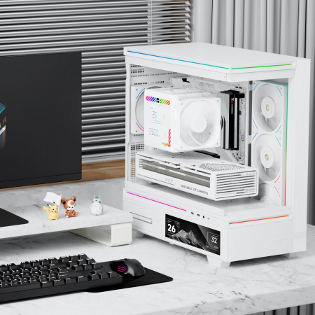 Кулер для процессора/ CPU Cooler Thermalright Peerless Assassin 140 Digital White (4-pin PWM, 165mm, Ni/Cu, 6x6mm, 1x120mm + 1x140mm, 82.CFM, 29.6dBA, 1850RPM, S: 1200, 1700, 1851, 115X, 2011, 2066, AM4, AM5, white), фото , изображение 3