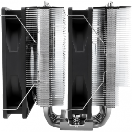 Кулер для процессора CPU Cooler Thermalright Phantom Spirit 120 SE ARGB (4-pin PWM, 154mm, Ni/CU, 7x6mm, ARGB, 2x120mm, 66.17CFM, 25.6dBA, 1500RPM, S: 1700, 1200, 115X, AM5, AM4), фото , изображение 5