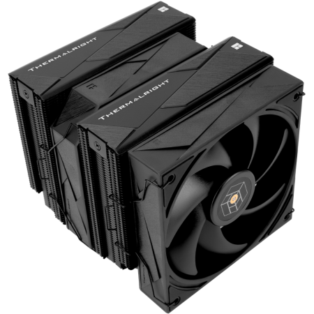 Кулер для процессора/ Thermalright Royal Pretor 130 Black (4-pin PWM, 158mm, Ni/Cu, 6x6mm, 1x120+1x130mm, 80.45CFM/81.88CFM, 29.4dBA/28.3dBA, 2150PM/1750RPM, S: 1200, 1700, 1851, 2011, 2066, 115X, AM4, AM5, black), фото , изображение 11