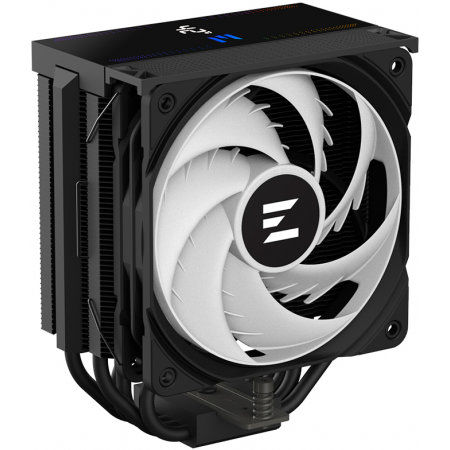 Кулер для процессора ZALMAN CNPS13X DS BLACK, 120mm FAN, 5 HEAT PIPES, 4-PIN PWM, 600-2000 RPM, 29,7 DBA MAX, HYDRO BEARING, ARGB TOP COVER, LIVE CPU TEMPERATURE DISPLAY, FULL SOCKET SUPPORT, фото , изображение 3