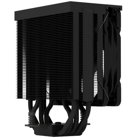 Кулер для процессора ZALMAN CNPS13X DS BLACK, 120mm FAN, 5 HEAT PIPES, 4-PIN PWM, 600-2000 RPM, 29,7 DBA MAX, HYDRO BEARING, ARGB TOP COVER, LIVE CPU TEMPERATURE DISPLAY, FULL SOCKET SUPPORT, фото , изображение 7