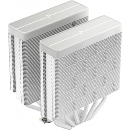 Кулер для процессора DEEPCOOL AG620 WH ARGB V2 LGA20XX/1700/1200/115X/AM5/AM4 (9шт/кор, TDP 260W, PWM, ARGB DUAL Fan 120mm, 6 тепл. трубок, белый) RET, фото , изображение 6
