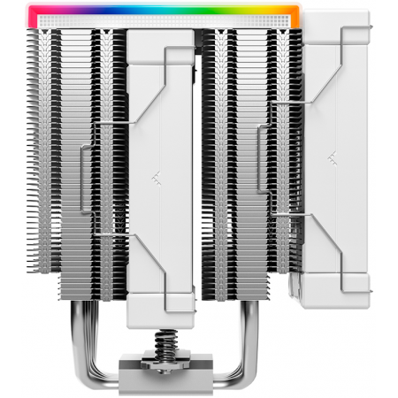 Кулер для процессора DEEPCOOL AK620 DIGITAL SE WH LGA20XX/1700/1200/115X/AM5/AM4 (9шт/кор, TDP 260W, PWM, DUAL Fan 120mm, 6 тепл. трубок, ARGB, белый) RET (R-AK620-WHADMN-GJD), фото , изображение 5