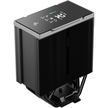 Устройство охлаждения(кулер) Deepcool AK700 Digital NYX Soc-AM5/AM4/1200/1700/1851 черный 4-pin 21-36dB Al+Cu LCD 280W 1252gr Ret (R-AK700-BKNNMN-GJD-1), фото , изображение 6