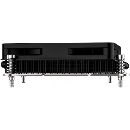 Кулер для процессора ID-COOLING IS-23i BLACK LGA1851/1700/1200/115X низкопрофильный высота 23mm (48шт/кор, TDP 45W, PWM, 2 тепл.трубки, медная база, FAN 80mm) BOX, фото , изображение 5