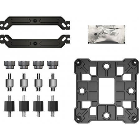 Кулер для процессора ID-COOLING SE-214-XT V2 LGA1851/1700/1200/115X/AM5/AM4 (16шт/кор, TDP 200W, PWM, 4 тепл.трубки прямого контакта, FAN 120mm, Random Spectrum Lighting) RET, фото , изображение 16