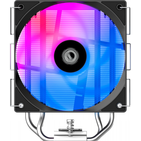 Кулер для процессора ID-COOLING SE-214-XT V2 LGA1851/1700/1200/115X/AM5/AM4 (16шт/кор, TDP 200W, PWM, 4 тепл.трубки прямого контакта, FAN 120mm, Random Spectrum Lighting) RET, фото , изображение 4
