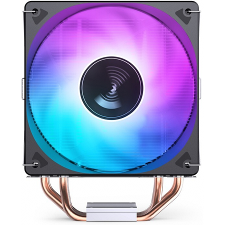 Кулер для процессора Кулер для процессора/ CPU Cooler JONSBO CR-1000E (210W, 4-pin PWM, 154mm, Al/Cu, 4x6mm, FRGB, 1x120mm, 59.48CFM, 32.0dBA, 1500RPM, S: 1700/1200/115X, Black), фото , изображение 3