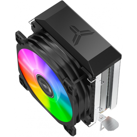 Кулер для процессора Кулер для процессора/ CPU Cooler JONSBO CR-1200E (95W, 3-pin, 128mm, Al/Cu, 2x6mm, FRGB, 1x92mm, 36CFM, 26.5dBA, 2000RPM, S: 1700/1200/115X, AM4/AM5 Black), фото , изображение 3