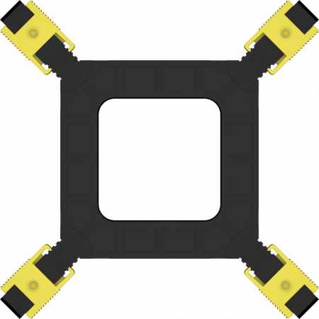 Кулер для процессора PCCooler R95S-I (95W, 4-pin PWM, 60mm, Al, -mm, 1x92mm, 36.2CFM, 31.1dBA, 2600RPM, S: 1851/1700/1200/115X, black), фото , изображение 5