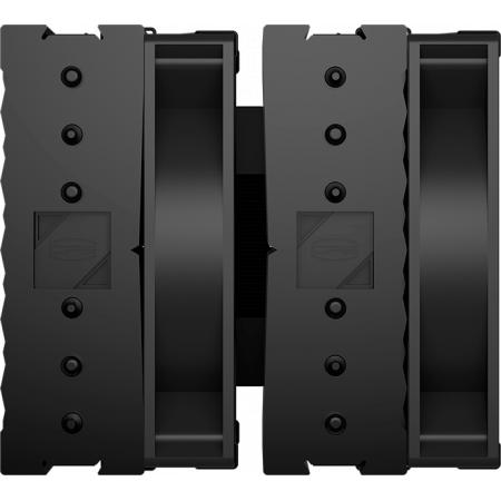 Кулер для процессора/ CPU Cooler PCCooler RT620 ARGB BK (250W, 4-pin PWM, 157mm, Al/Cu, 6x6mm, 2x120mm, 73.32CFM, 34.9dBA, 2200RPM, S: 1851/1700/1200/115X, AM5/AM4, black), фото , изображение 6