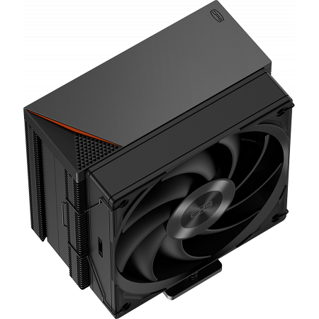 Кулер для процессора PCCooler RZ400 V2 BK (230W, 4-pin PWM, 155mm, Al/Cu, 4x6mm, 1x120mm, 86.73CFM, 32dBA, 2200RPM, S: 1851/1700/1200/115X, AM5/AM4, black), фото , изображение 2