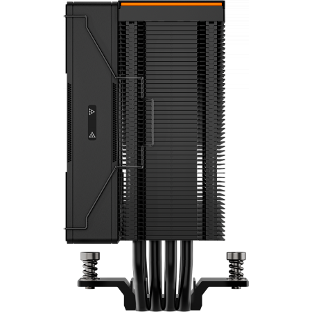 Кулер для процессора PCCooler RZ400 V2 BK (230W, 4-pin PWM, 155mm, Al/Cu, 4x6mm, 1x120mm, 86.73CFM, 32dBA, 2200RPM, S: 1851/1700/1200/115X, AM5/AM4, black), фото , изображение 6