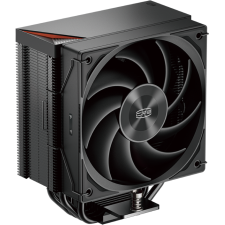 Кулер для процессора CPU Cooler PCCooler RZ500 BK (250W, 4-pin PWM, 155mm, Al/Cu, 5x6mm, 1x120mm, 86.73CFM, 32dBA, 2200RPM, S: 1851/1700/1200/115X, AM5/AM4, black), фото 