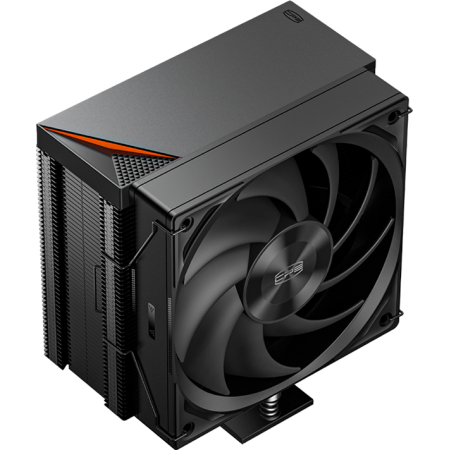 Кулер для процессора CPU Cooler PCCooler RZ500 BK (250W, 4-pin PWM, 155mm, Al/Cu, 5x6mm, 1x120mm, 86.73CFM, 32dBA, 2200RPM, S: 1851/1700/1200/115X, AM5/AM4, black), фото , изображение 3