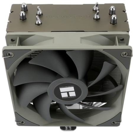 Кулер для процессора/ CPU Cooler Thermalright Assassin Spirit 120 V2  (4-pin PWM, 154mm, Al/Cu, 4x6mm, 1x120mm, 66.17CFM, 25.6dBA, 1500RPM, S: 1851/1700/1200/115X, AM5/AM4, silver, black, grey), фото , изображение 4