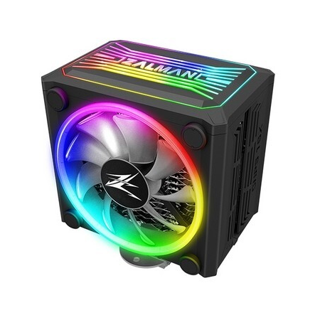 Кулер ZALMAN CNPS16X Black, 120mm RGB FAN, 4 HEAT PIPES, 4-PIN PWM, 1350-2700 RPM, 20-32DBA, LONG LIFE BEARING, FULL SOCKET SUPPORT, фото 