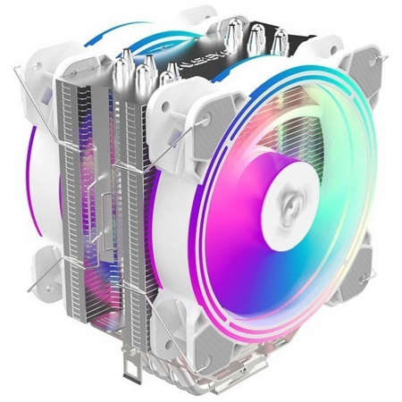 Вентилятор ALSEYE H120D (White) TDP: 200W Product Dimensions:123x154x106mm Heatsink Dimensions:154x123x58mm Heatsink Weight:518g Heat Pipe:O6mmx6pcs Fan Dimensions-:120x120x25mm (875842), фото 